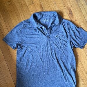 Vineyard Vines Classic Heather Blue Polo Shirt